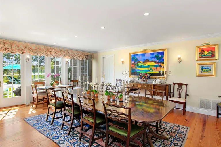 New York City Real Estate | View 32 Bay Road | Living Room with Fireplace | View 7