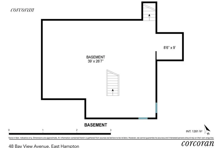 New York City Real Estate | View 48 Bay View Avenue | Floor Plan - Basement | View 16