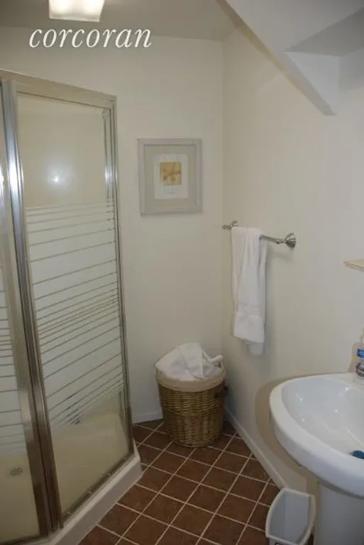 New York City Real Estate | View 19 Goodwood Road | bathroom in lower level | View 19