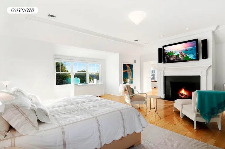 New York City Real Estate | View  | Master Bedroom with Gas Fireplace and Office | View 16
