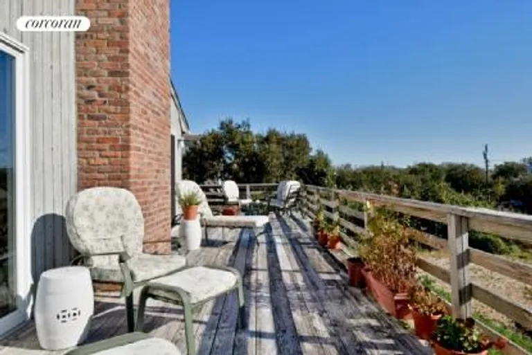 New York City Real Estate | View  | west facing second floor deck | View 7