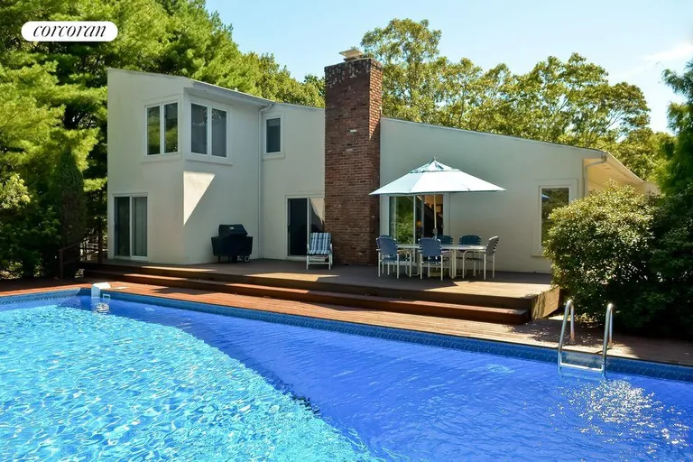 New York City Real Estate | View  | Rear deck and pool | View 8