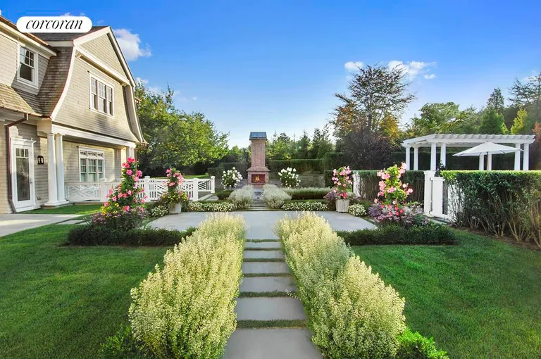 New York City Real Estate | View  | Incredible Gardens and Outside Entertainment Areas done by Landscape Architect Jonathan Davis | View 8