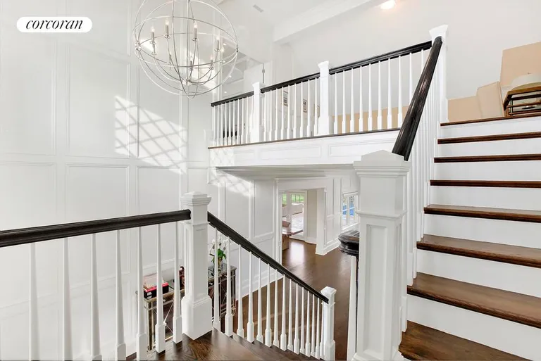 New York City Real Estate | View  | Entry Foyer leads to Upstairs Loft with Entertainment Area and Large Center Hallway | View 14