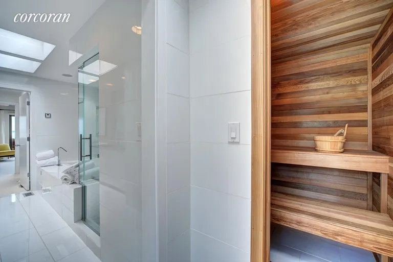 New York City Real Estate | View 18 Soundview Drive | Sauna in Master Bath | View 9
