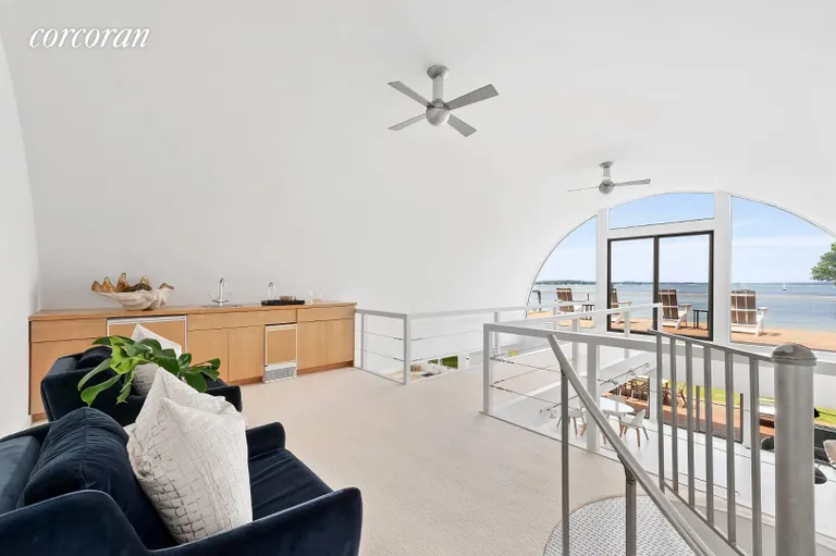 New York City Real Estate | View 18 Soundview Drive | Upstairs Lounge Area | View 14