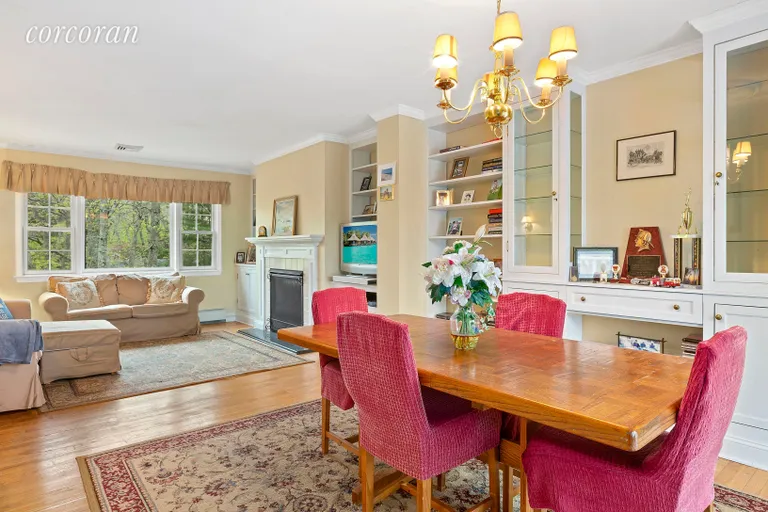New York City Real Estate | View 41 Woodvale Street | Open Dining/Living space with Custom Built-Ins | View 2