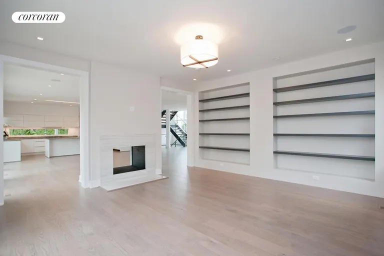 New York City Real Estate | View  | Library with fireplace | View 13