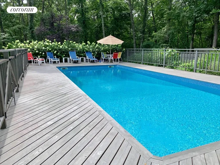 New York City Real Estate | View 34 Rolling Hill Court West | Pool Deck | View 23