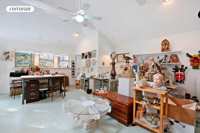New York City Real Estate | View 42 Ancient Highway | Inside The Artist Studio | View 16