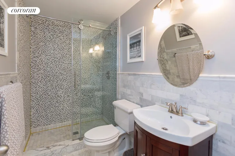 New York City Real Estate | View 88 Tuckahoe Lane | lower level bathroom | View 27