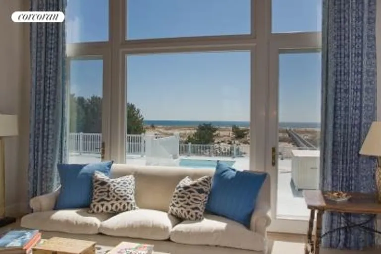 New York City Real Estate | View  | Oceanviews From Double Height Living Room | View 7