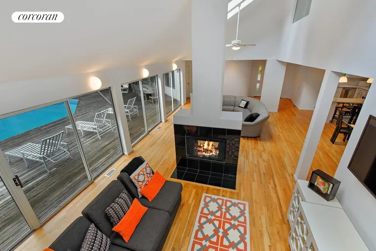 New York City Real Estate | View  | View into Open Plan Den/LR | View 9