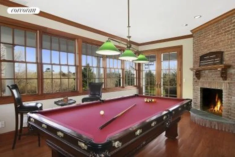 New York City Real Estate | View  | Billiards Room with Fireplace | View 10