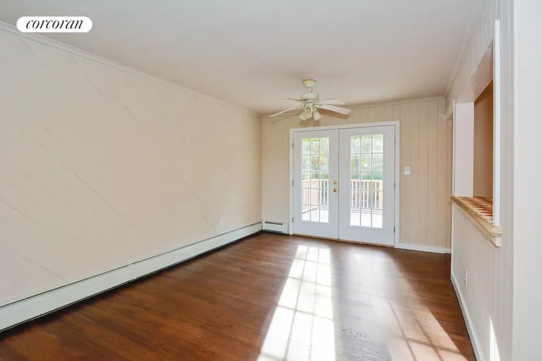 New York City Real Estate | View  | Dining room with french doors to deck | View 3