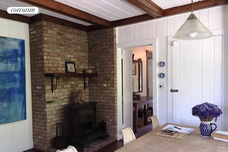 New York City Real Estate | View  | Wood burning stove in kitchen | View 10