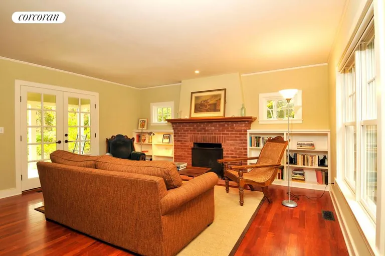 New York City Real Estate | View  | Formal living room with wood burning fireplace | View 4