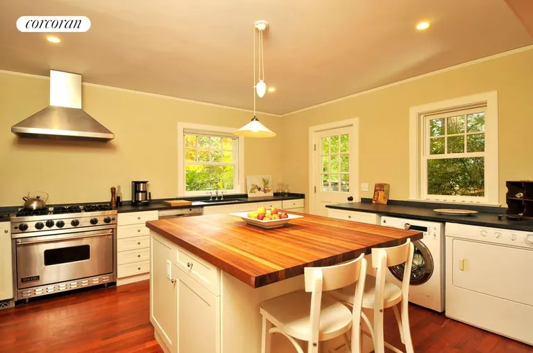 New York City Real Estate | View  | Eat-In kitchen with Viking range and outdoor access | View 8