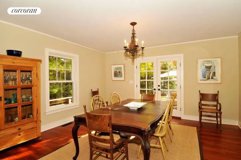 New York City Real Estate | View  | Formal dining with French doors leading to patio | View 9
