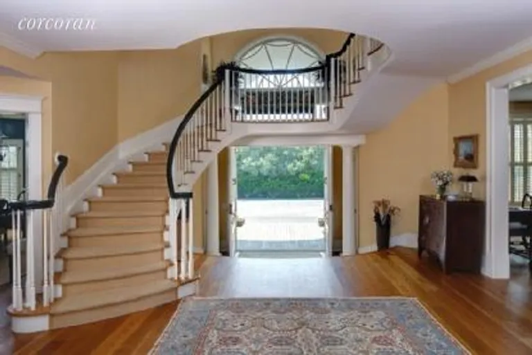New York City Real Estate | View 11A Dune Road | Elegant Foyer & Staircase | View 7