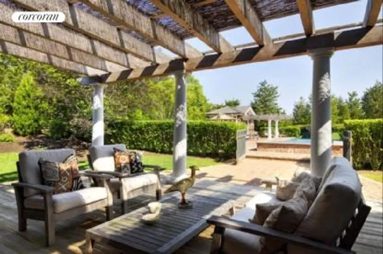 New York City Real Estate | View  | Outdoor entertaining area w/ fireplace | View 3