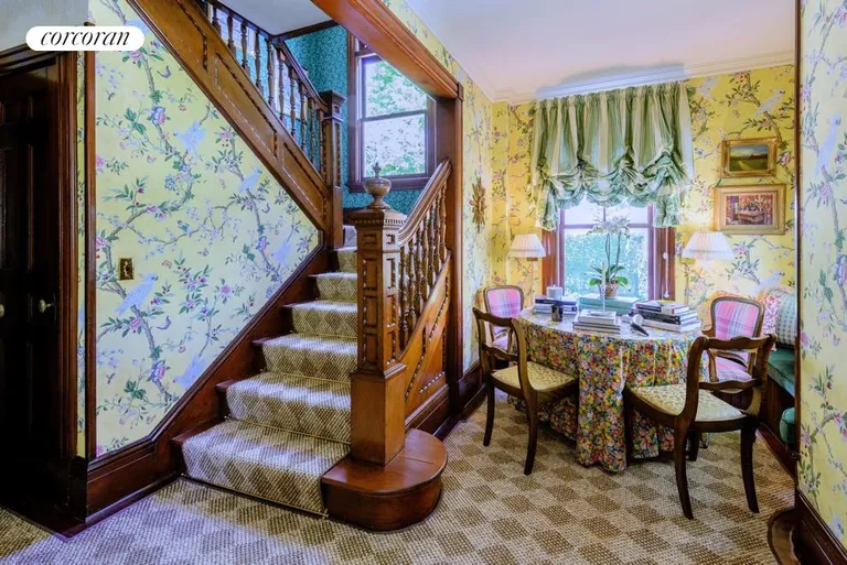 New York City Real Estate | View  | Original Hand Carved Grand Staircase | View 4