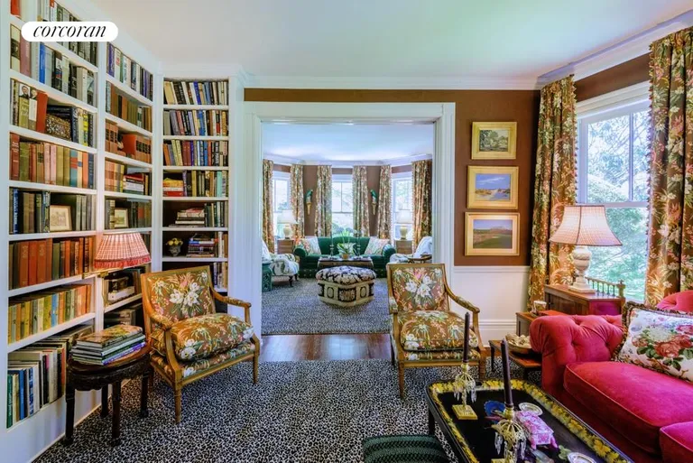 New York City Real Estate | View  | Library Nook & rear formal living room | View 6