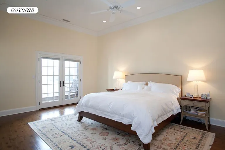 New York City Real Estate | View  | Master Bedroom with French Doors to terrace with oceanviews | View 15