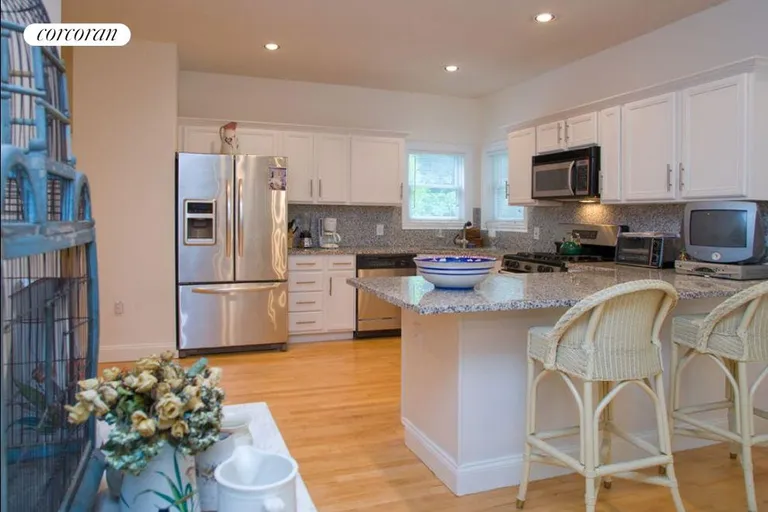 New York City Real Estate | View  | Kitchen with Pennisula Dining Area | View 8