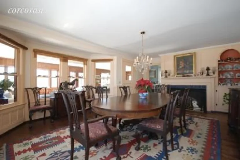 New York City Real Estate | View 32 Seafield Lane | Formal Dining Room w/FP | View 6