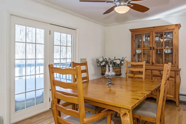 New York City Real Estate | View  | Dining room with sliders to outdoor deck | View 6