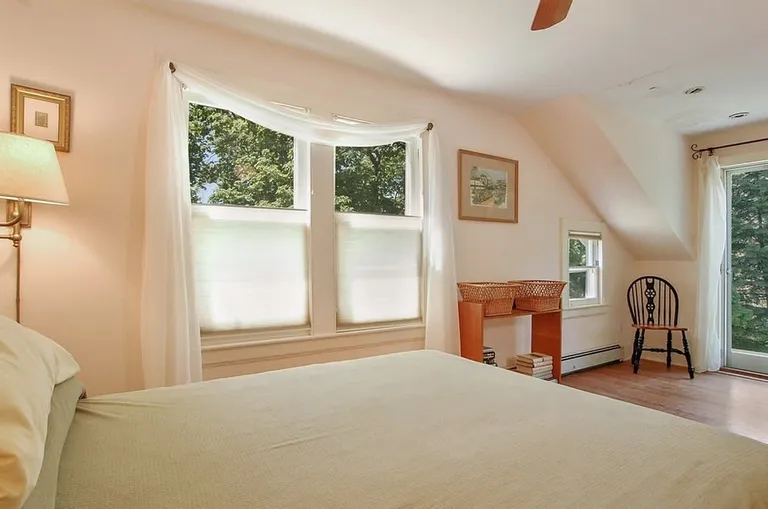 New York City Real Estate | View 10 West Neck Road | Bedroom with Deck Access | View 10