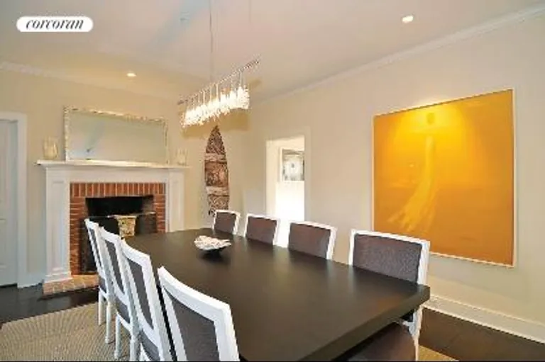New York City Real Estate | View  | Dining room with fireplace | View 7