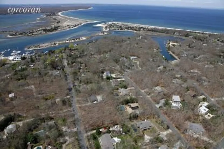 New York City Real Estate | View 24 Salt Marsh Path | aerial view of home | View 4