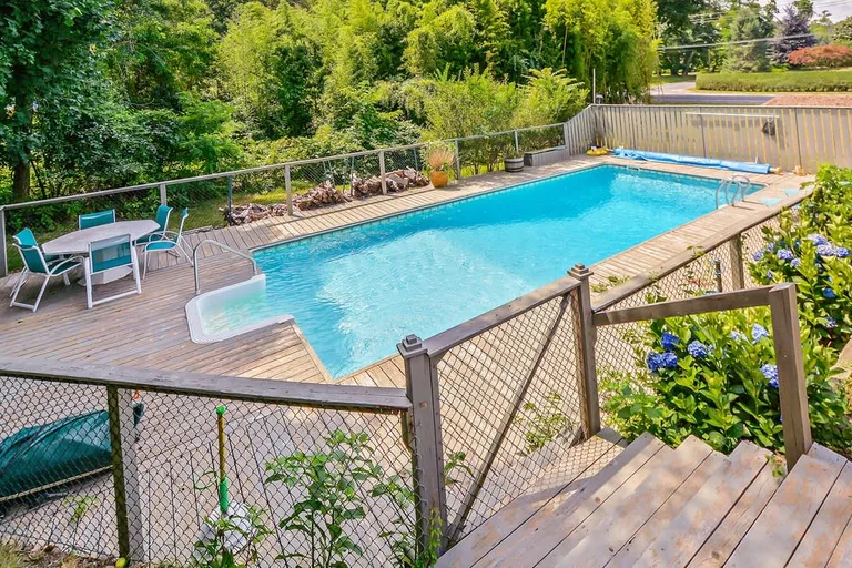 New York City Real Estate | View 2 Valley Road | Pool Area | View 10