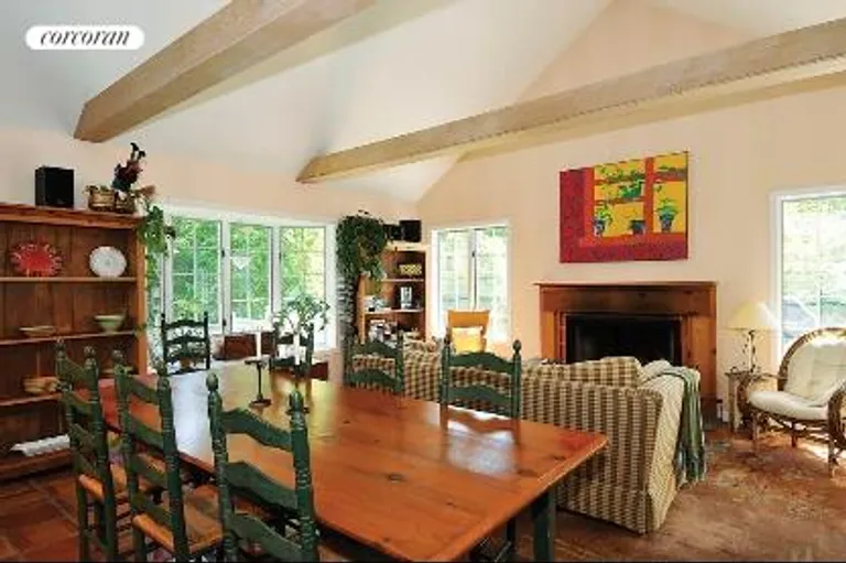 New York City Real Estate | View  | Dining Room with Fireplace | View 3