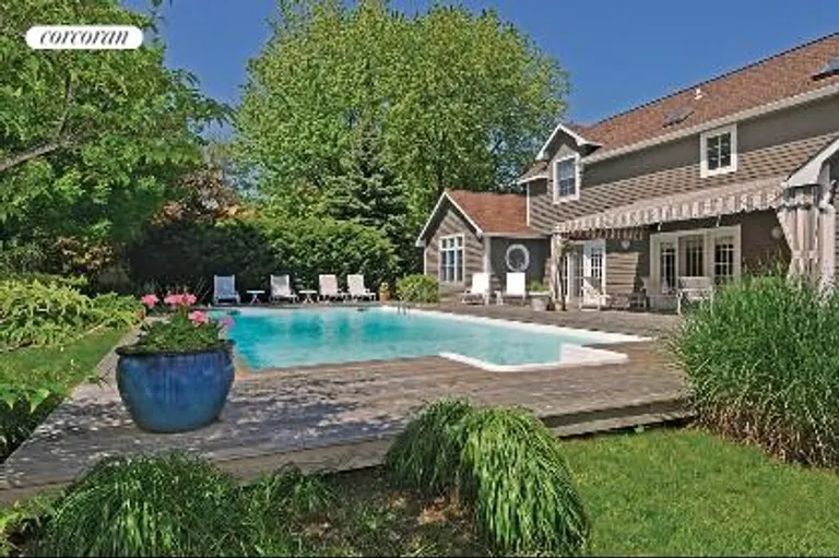 New York City Real Estate | View  | Back yard with pool | View 7