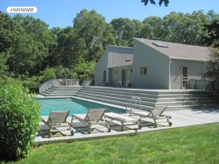 New York City Real Estate | View  | Rear Elevation with Pool | View 4