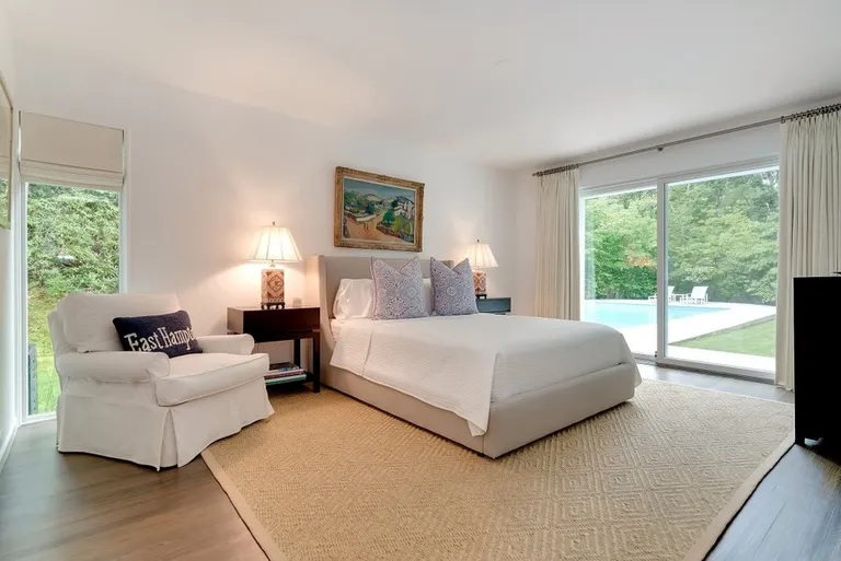New York City Real Estate | View 27 North Hollow Drive | Guest Bedroom off Pool | View 12