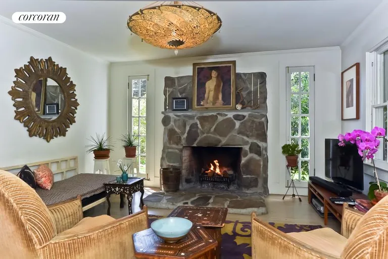 New York City Real Estate | View  | Living room with Fireplace | View 4