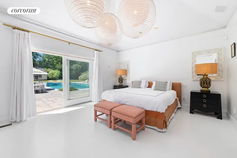 New York City Real Estate | View  | Master Bedroom w/ Pool Access | View 14