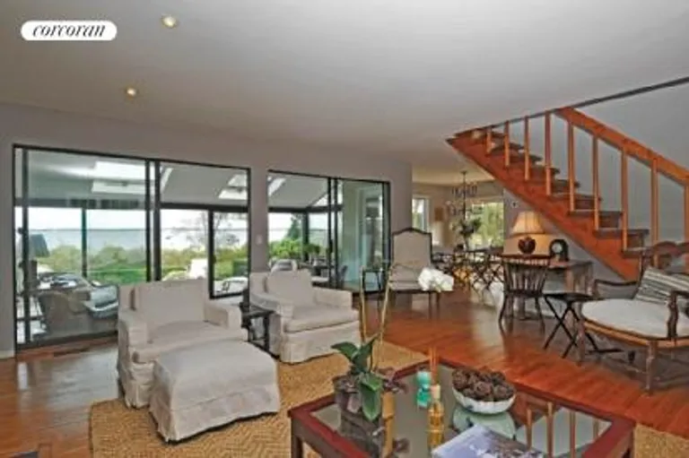 New York City Real Estate | View  | Living area with waterview | View 5