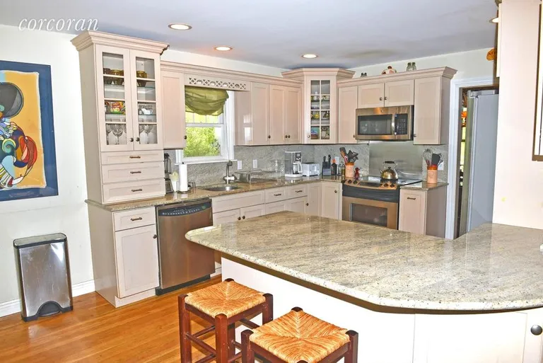 New York City Real Estate | View 2 Fred's Lane | kitchen with breakfast bar | View 5