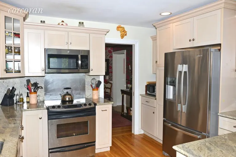 New York City Real Estate | View 2 Fred's Lane | kitchen with entry to dining room | View 6