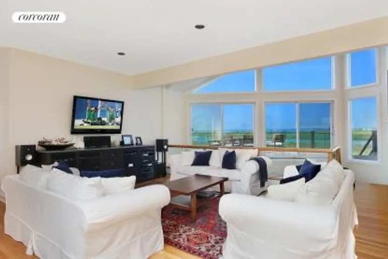 New York City Real Estate | View  | Upstairs Den with Incredible Light and Ocean/Bayviews | View 9