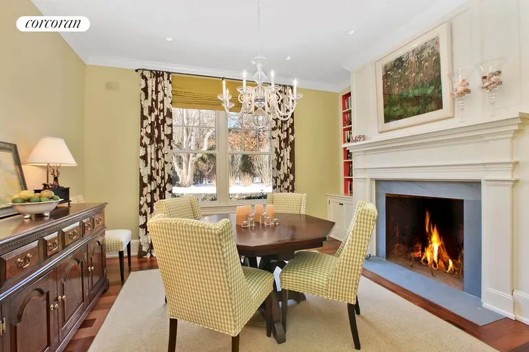 New York City Real Estate | View  | Breakfast Room With Fireplace | View 5