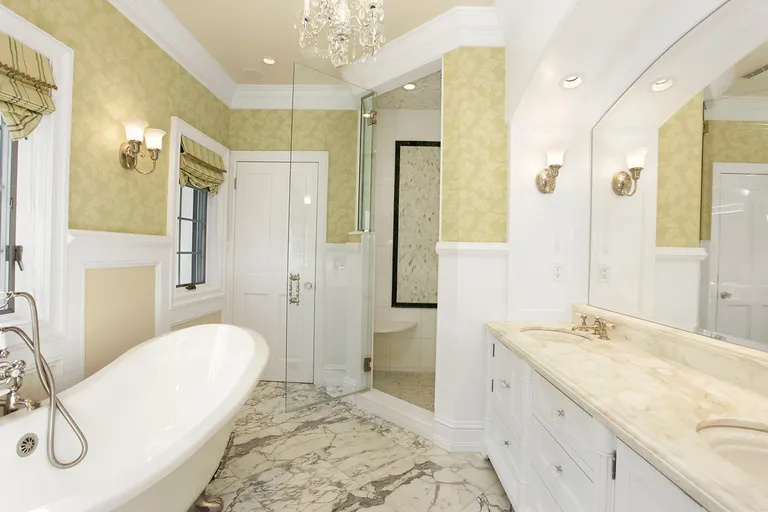 New York City Real Estate | View  | Master Bath With Clawfoot Soaking Tub and Shower | View 15