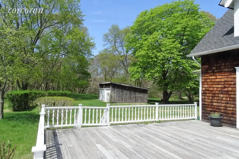 New York City Real Estate | View 157 North Ferry Road | Large Deck | View 12