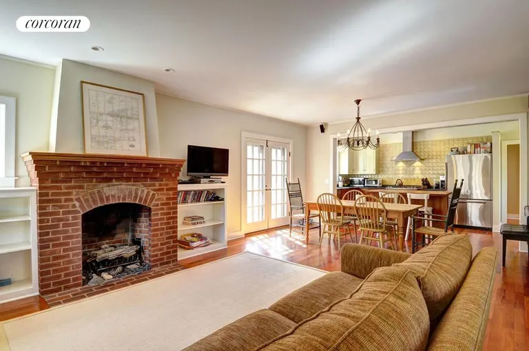 New York City Real Estate | View  | Living room and gas fireplace | View 6