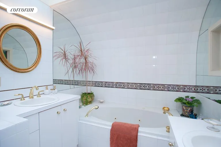 New York City Real Estate | View  | Master bath with double sinks | View 9